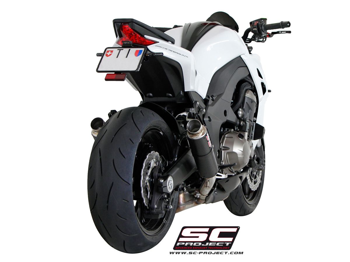 Kawasaki Z1000 SC Project GP M2 Slip On Egzoz - Karbon