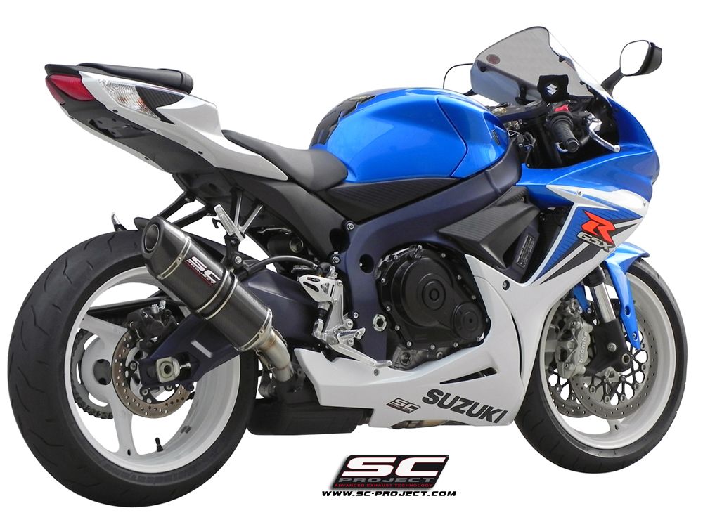Suzuki GSX-R600 Oval SC Project Slip On Egzoz - Karbon | SC