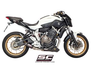 Yamaha MT-07 SC Project CR-T Full Sistem Egzoz - Karbon
