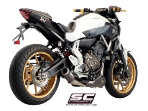 Yamaha MT-07 SC Project CR-T Full Sistem Egzoz - Titanyum