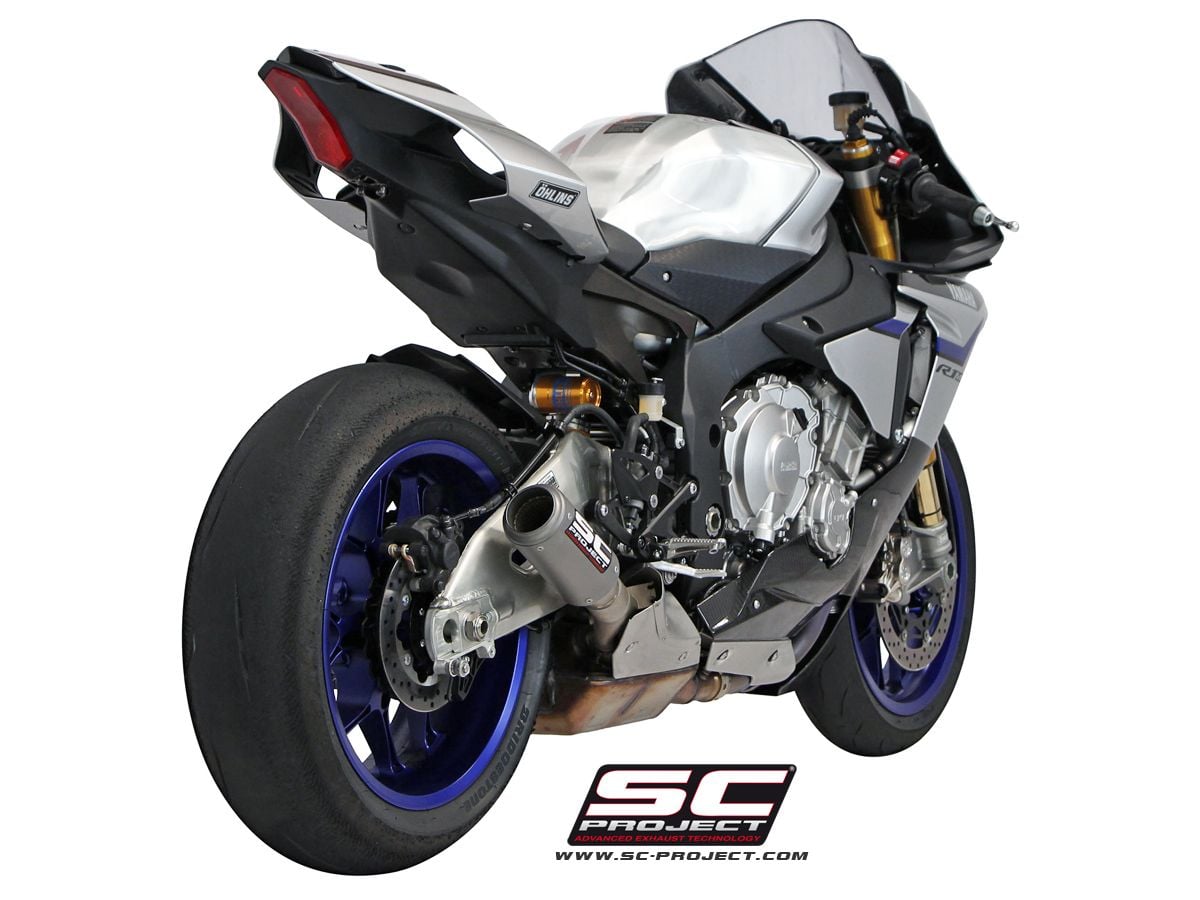 Yamaha YZF R1/M SC Project CR-T Slip On Egzoz - Titanyum | SC