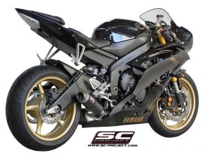 Yamaha YZF R6 SC Project GP M2 Slip On Egzoz - Karbon