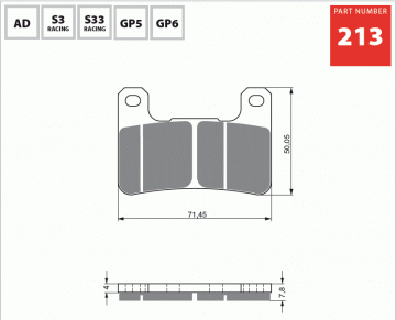 Suzuki Gsxr 1000 04-11 Gold Ön Fren Balatası 213 S3 Serisi