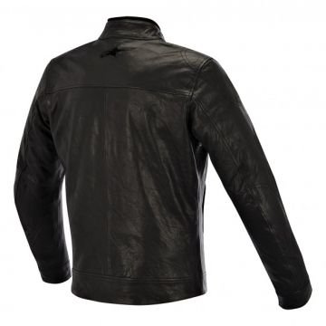 Alpinestars Black Shadow Huntsman Deri Motosiklet Montu