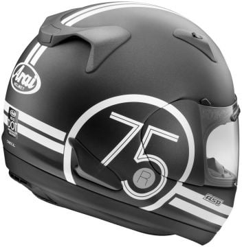 Arai Rx Quantum 75 Retro Black Frost Full Face Kask