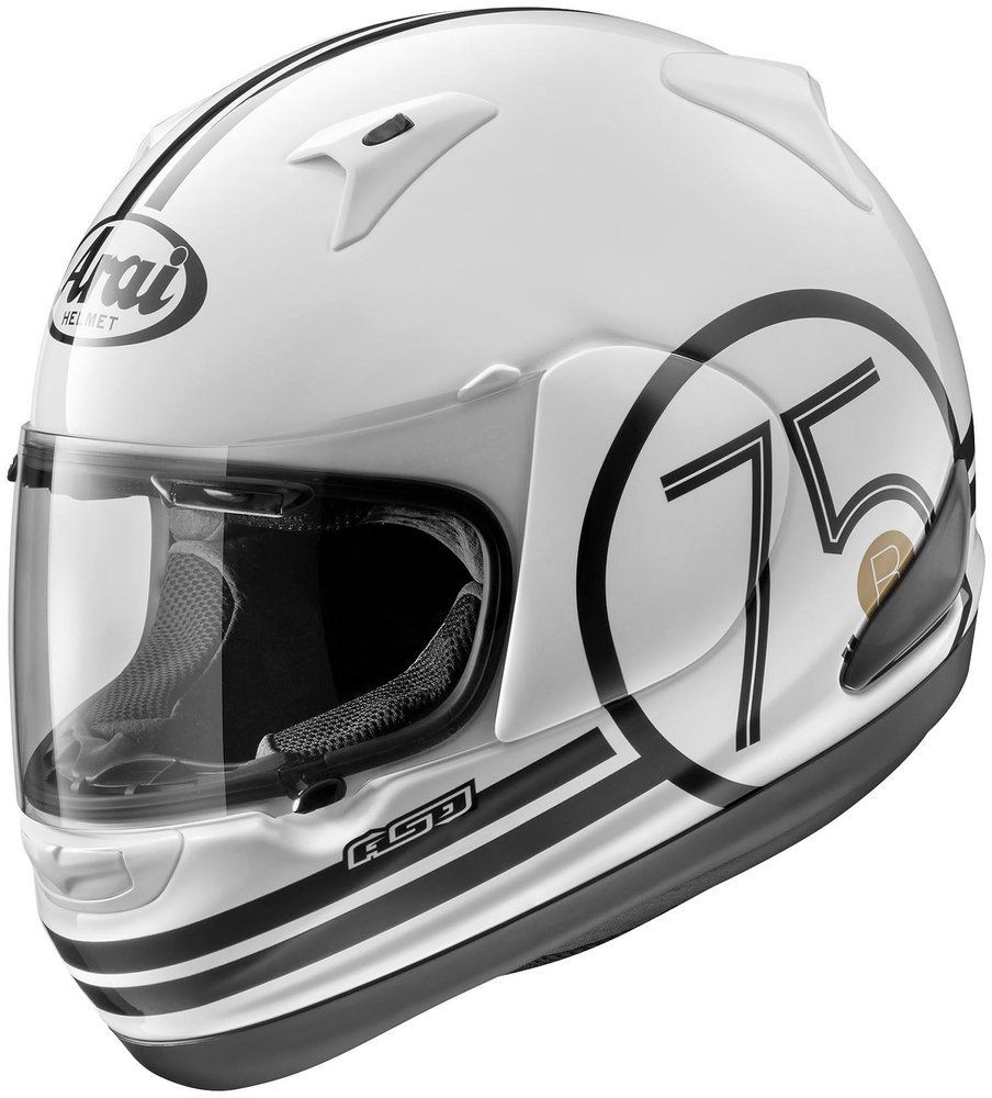Arai Rx Quantum 75 Retro White Frost Full Face Kask