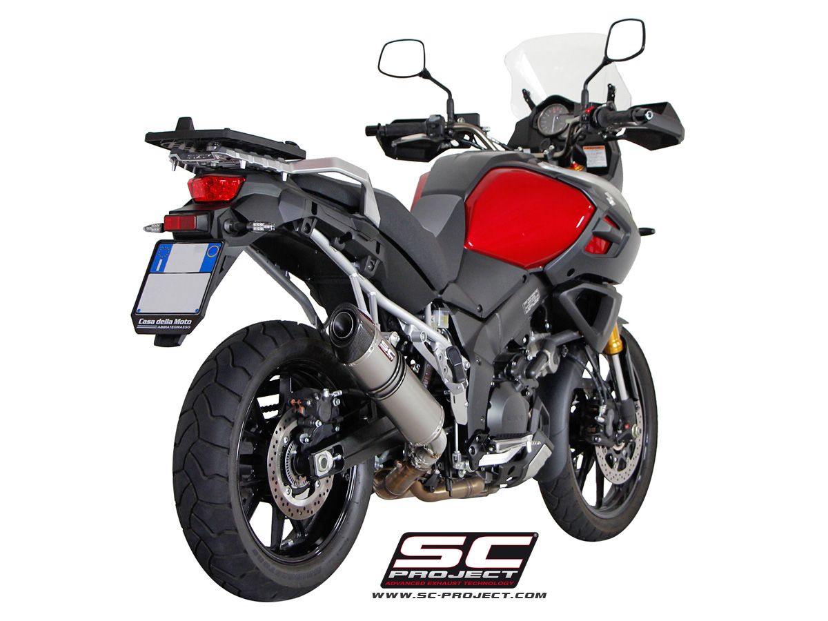 Suzuki DL 1000 V-Strom SC Project Oval Slip On Egzoz - Titanyum