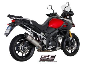 Suzuki DL 1000 V-Strom SC Project Oval Slip On Egzoz - Titanyum