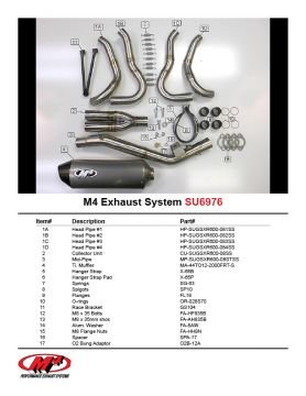 Suzuki Gsx R600 2008-2010 M4 Komple Egzoz Titanyum Tüp
