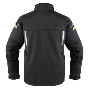 Icon Raiden DKR Monochromatic - Black Waterproof Mont