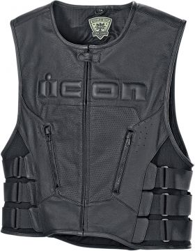 ICON Regulator Vest L-XL ブラック Icon Regulator Vest Motosiklet Yeleği 2X-Large | icon | Icon