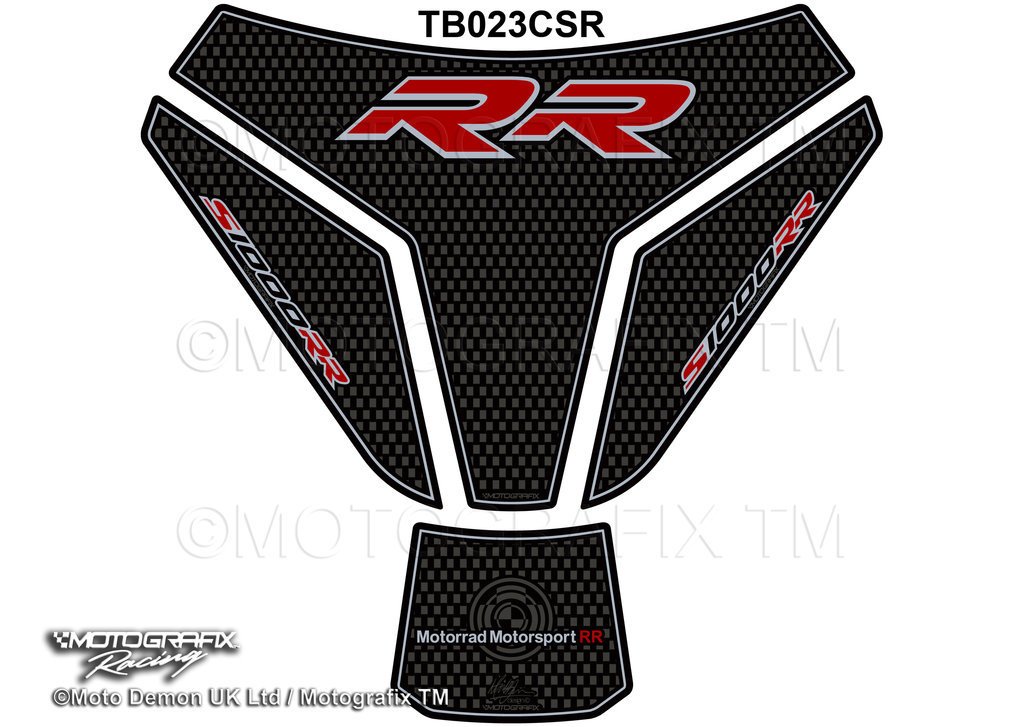Bmw S1000RR 2015-2017 Model Motografix Tank Pad