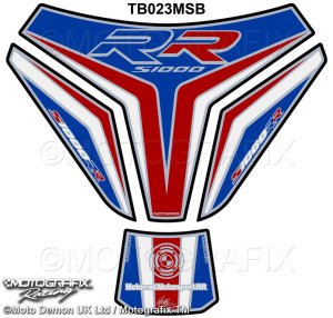 Bmw S1000RR 2015-2017 Model Motografix Tank Pad