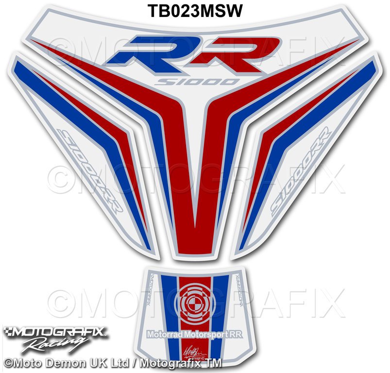 Bmw S1000RR 2015-2017 Model Motografix Tank Pad