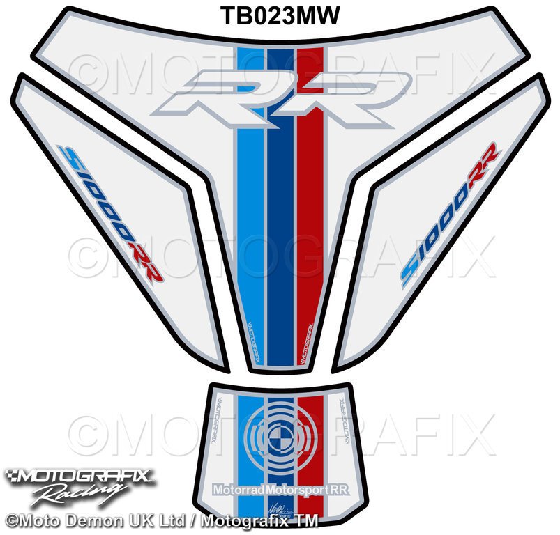 Bmw S1000RR 2015-2017 Model Motografix Tank Pad