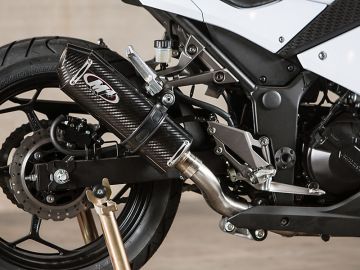 Kawasaki Ninja 300R M4 Karbon Tüp Komple Egzoz