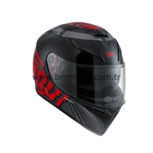 AGV K-3 SV Blk/Grey/Red Kask