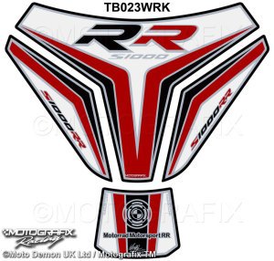 Bmw S1000RR 2015-2017 Model Motografix Tank Pad
