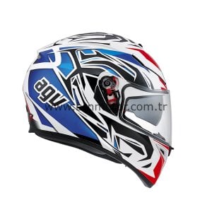 AGV K-3 SV Rookie White/Blue/Red Kask