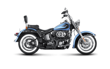 Harley Davidson FLD Dyna Switchback 2012-2014 Open Line (Siyah) Akrapoviç Egzoz