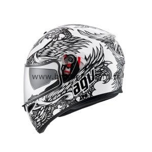 AGV K-3 SV Thyrus Pearl White/Black Plk Kask