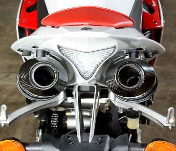 Yamaha Yzf R1 2009-2014 M4 Karbon Çift Tüp Egzoz
