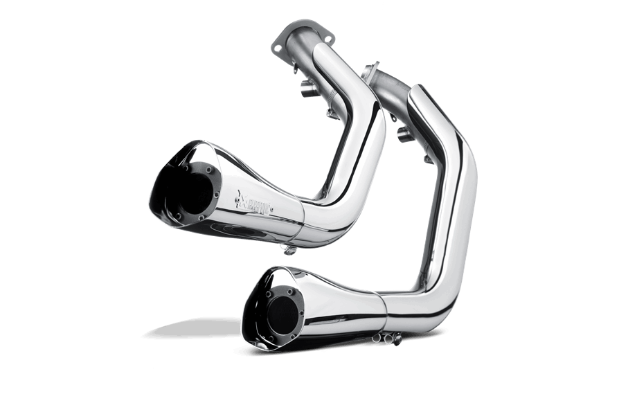 Harley Davidson Dyna Fat Bob FXDF 2008-2014 Open Line (Krom) Akrapoviç Egzoz