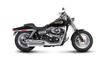 Harley Davidson Dyna Fat Bob FXDF 2008-2014 Slip-On Line (Krom) Akrapoviç Egzoz