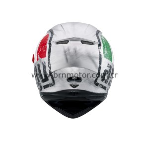AGV K-3 SV Scudetto Matt Silver Kask | AGV | AGV K-3 SV Scudetto