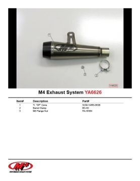 Yamaha Yzf R6 2006-2014 M4 GP Serisi Titanyum Tüp Egzoz